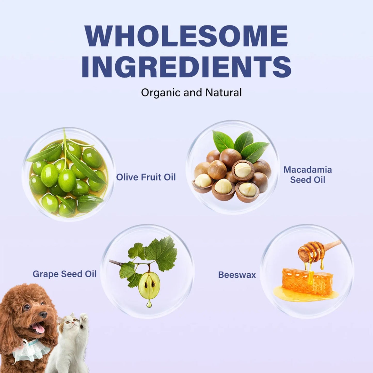 Dog Paw Balm Moisturizing Natural Cream